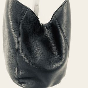 Extra Large Coach Pebble Leather Tote Shoulder Bag